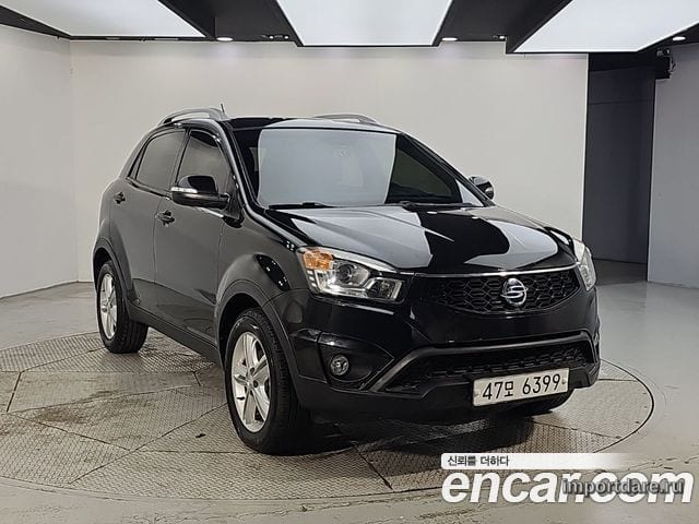 KGM KORANDO C 2014 — 160 000 км, чёрный, Корея — под ключ — фото 2