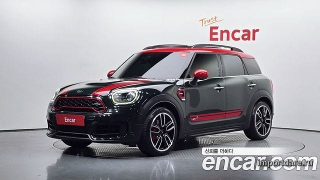 MINI COOPER S COUNTRYMAN 2019 — 84 963 км, тёмно-зелёный, Корея — под ключ — фото 1