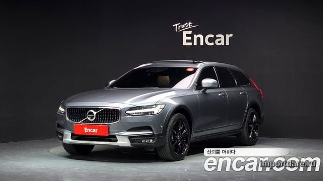 VOLVO V90 CROSS COUNTRY 2018 — 299 175 км, серый, Корея — под ключ — фото 1