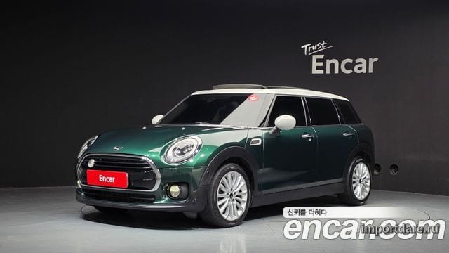 MINI COOPER D CLUBMAN 2019 — 109 431 км, зелёный, Корея — под ключ — фото 1