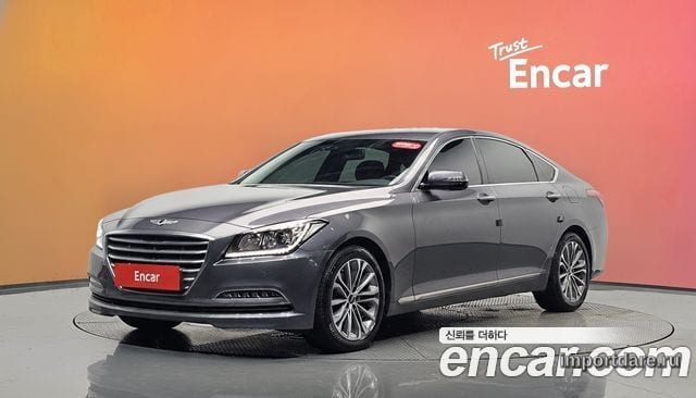 HYUNDAI GENESIS DH 2016 — 29 643 км, серебристо-серый, Корея — под ключ — фото 2