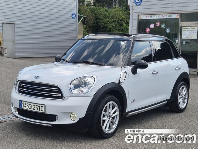 MINI COOPER D COUNTRYMAN 2016 — 93 120 км, белый, Корея — под ключ — фото 1