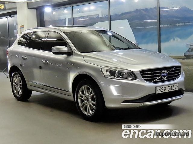 VOLVO XC60 2015 — 167 414 км, серебристо-серый, Корея — под ключ — фото 1