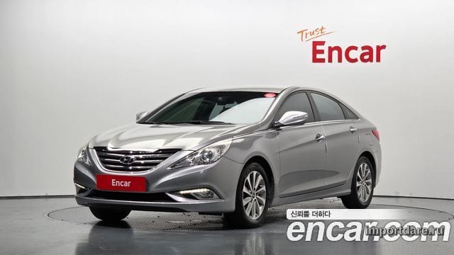 HYUNDAI SONATA THE BRILLIANT 2014 — 111 839 км, серебристо-серый, Корея — под ключ — фото 1