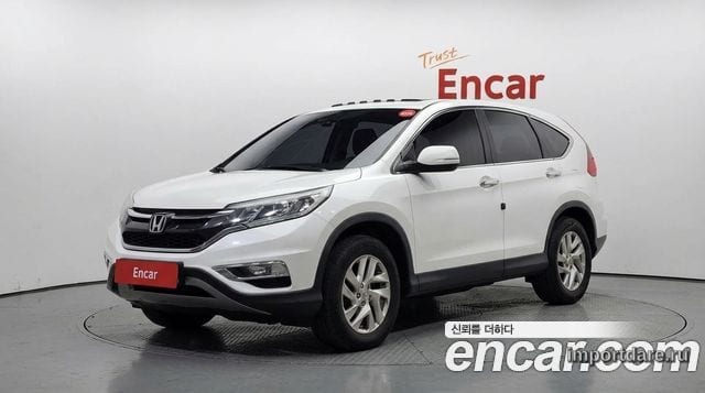 HONDA NEW CR-V 2015 — 112 347 км, белый, Корея — под ключ — фото 1