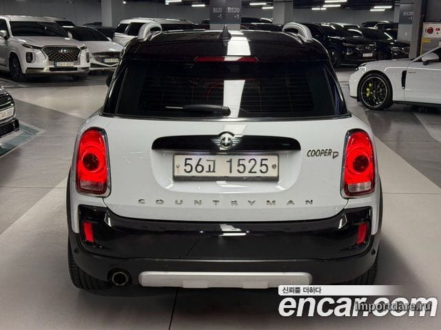 MINI COOPER D COUNTRYMAN 2018 — 153 585 км, белый, Корея — под ключ — фото 3