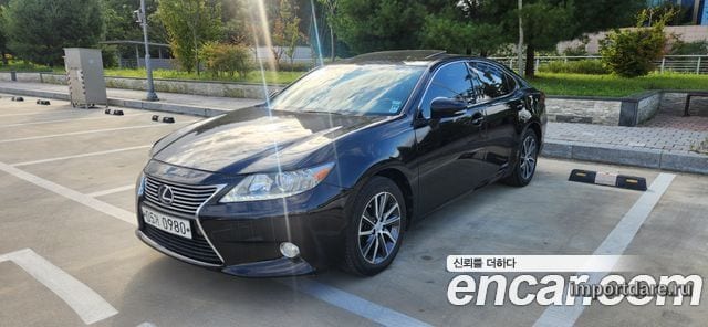 LEXUS ES300H 2013 — 117 336 км, чёрный, Корея — под ключ — фото 1