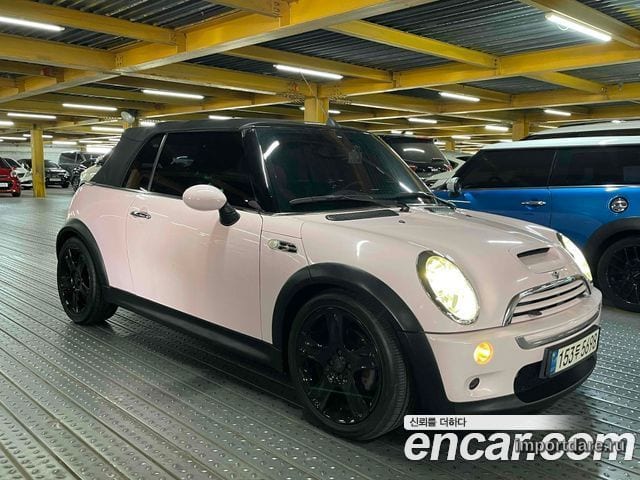 MINI COOPER S CONVERTIBLE 2008 — 125 100 км, розовый, Корея — под ключ — фото 3