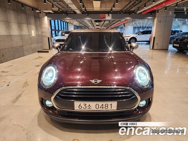 MINI COOPER CLUBMAN 2016 — 98 300 км, бордовый, Корея — под ключ — фото 1