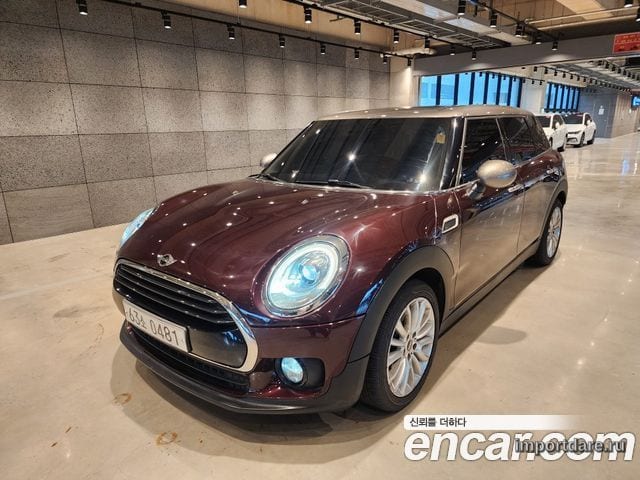MINI COOPER CLUBMAN 2016 — 98 300 км, бордовый, Корея — под ключ — фото 2