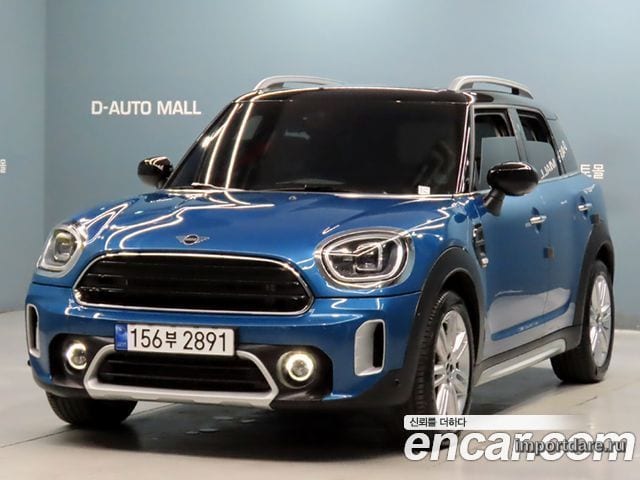 MINI COOPER COUNTRYMAN 2023 — 8 480 км, синий, Корея — под ключ — фото 1