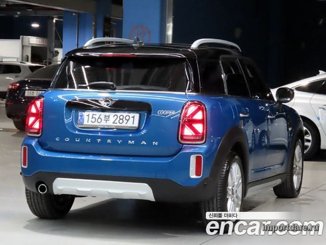 MINI COOPER COUNTRYMAN 2023 — 8 480 км, синий, Корея — под ключ — фото 2