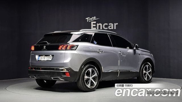 PEUGEOT 3008 2022 — 46 611 км, серебристо-серый, Корея — под ключ — фото 2