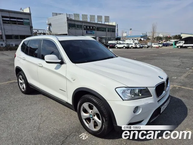 BMW X3 2013 — 155 094 км, белый, Корея — под ключ — фото 1
