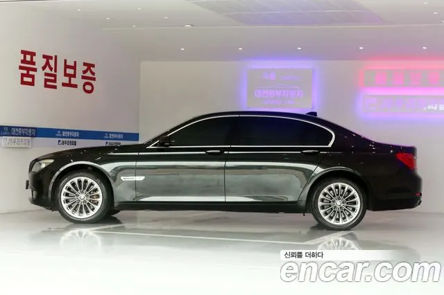 BMW 7 SERIES 2012 — 135 000 км, чёрный, Корея — под ключ — фото 5