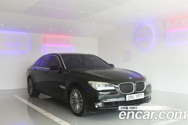 BMW 7 SERIES 2012 — 135 000 км, чёрный, Корея — под ключ — фото 7