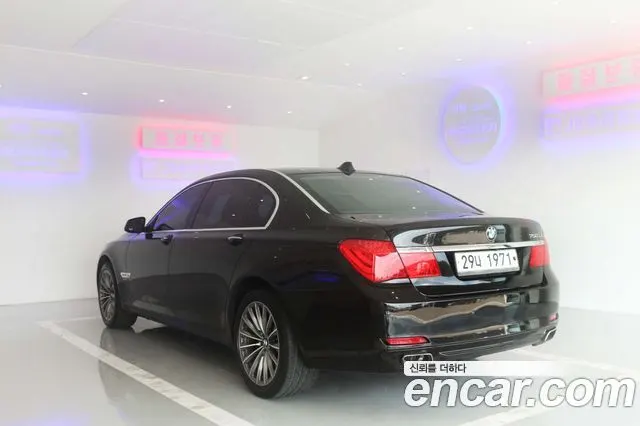 BMW 7 SERIES 2012 — 135 000 км, чёрный, Корея — под ключ — фото 9