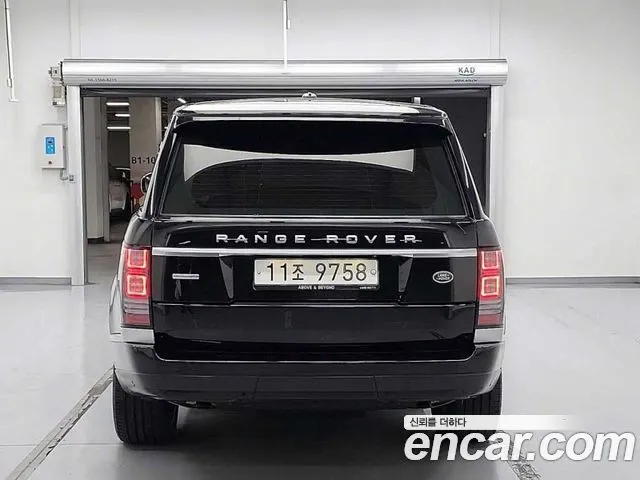 LAND ROVER RANGE ROVER (4 ПОК.) 2015 — 177 452 км, чёрный, Корея — под ключ — фото 2