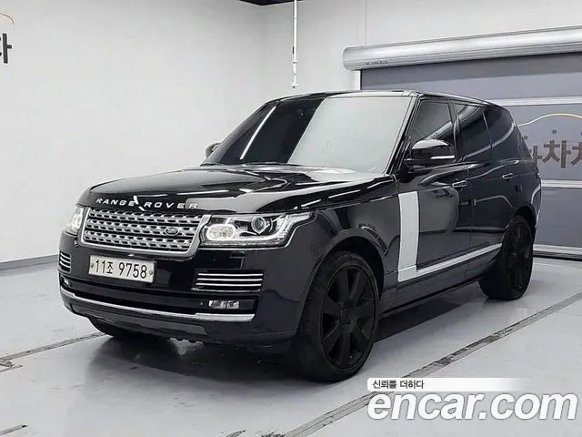 LAND ROVER RANGE ROVER (4 ПОК.) 2015 — 177 452 км, чёрный, Корея — под ключ — фото 4
