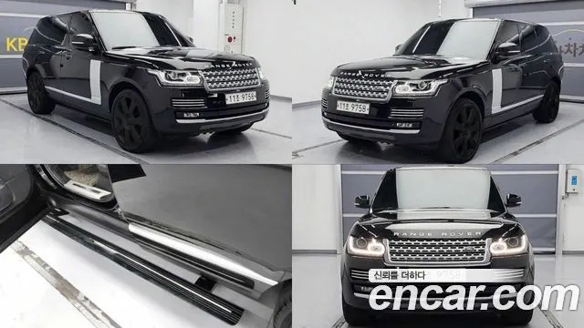 LAND ROVER RANGE ROVER (4 ПОК.) 2015 — 177 452 км, чёрный, Корея — под ключ — фото 5