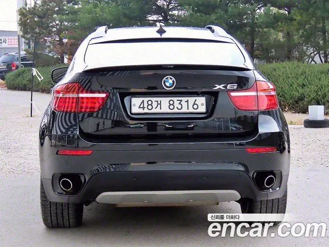 BMW X6 2013 — 143 256 км, чёрный, Корея — под ключ — фото 4