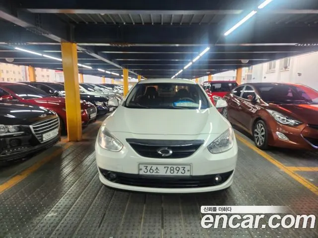 RENAULT KOREA SM3 2011 — 183 990 км, белый-перламутр, Корея — под ключ — фото 3