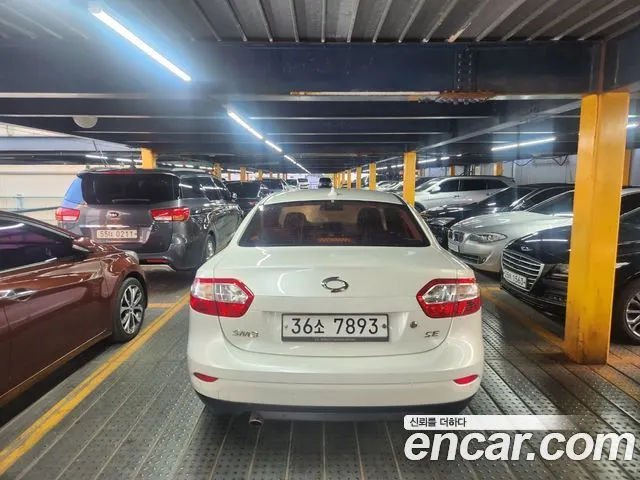 RENAULT KOREA SM3 2011 — 183 990 км, белый-перламутр, Корея — под ключ — фото 4