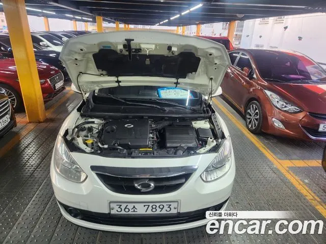 RENAULT KOREA SM3 2011 — 183 990 км, белый-перламутр, Корея — под ключ — фото 6
