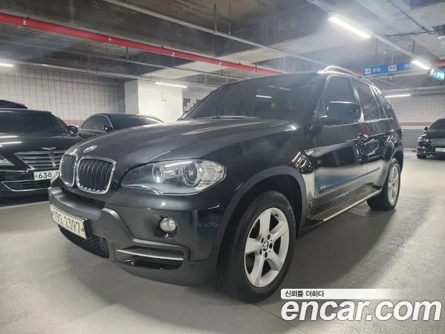 BMW X5 2010 — 155 297 км, чёрный, Корея — под ключ — фото 2