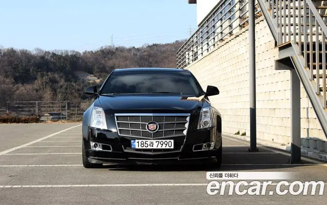 CADILLAC CTS 2010 — 87 420 км, чёрный, Корея — под ключ — фото 3