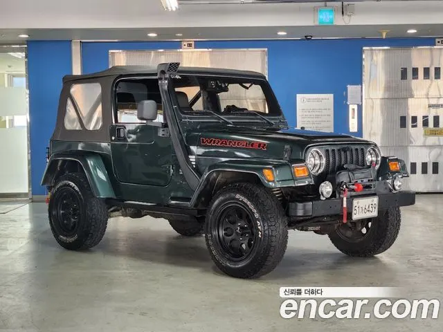 JEEP WRANGLER 2003 — 85 000 км, тёмно-зелёный, Корея — под ключ — фото 5