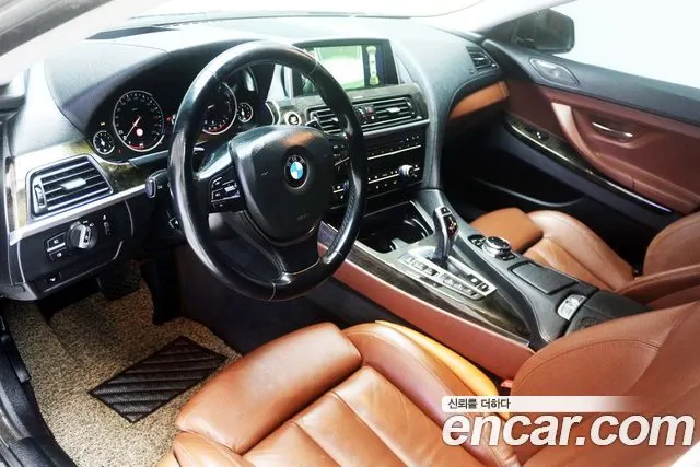 BMW 6 SERIES 2015 — 207 000 км, чёрный, Корея — под ключ — фото 2
