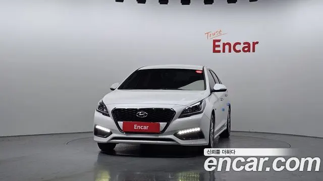 HYUNDAI SONATA HYBRID 2017 — 91 194 км, белый, Корея — под ключ — фото 3