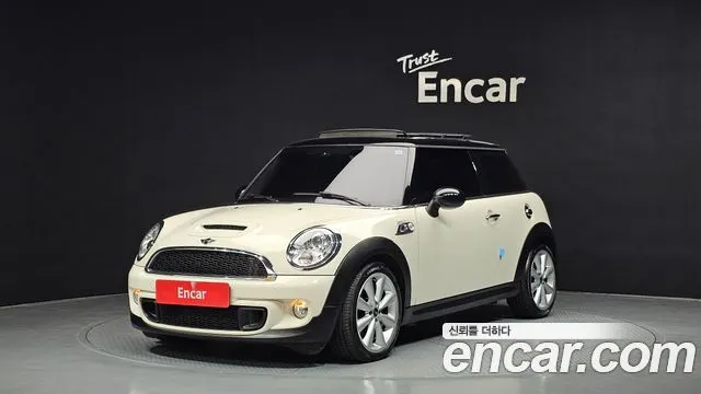 MINI COOPER S 2013 — 85 719 км, белый-перламутр, Корея — под ключ — фото 1