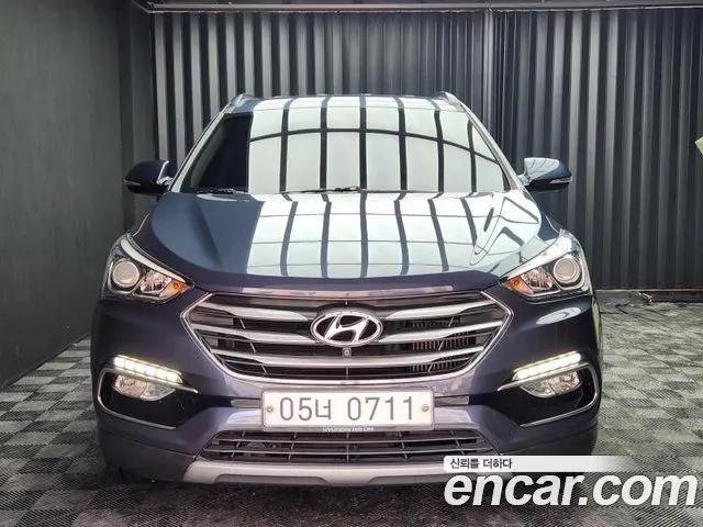 HYUNDAI SANTA FE 2016 — 143 503 км, синий, Корея — под ключ — фото 12