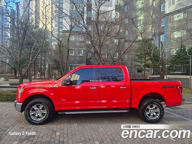 FORD F150 2015 — 43 958 км, красный, Корея — под ключ — фото 4