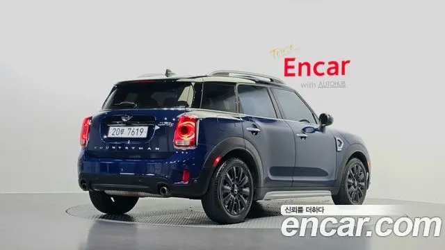 MINI COOPER S COUNTRYMAN 2018 — 98 539 км, синий, Корея — под ключ — фото 2