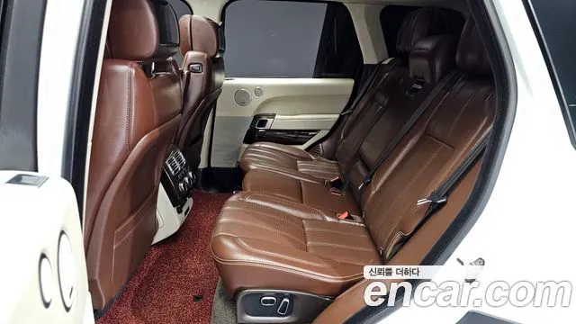 LAND ROVER RANGE ROVER (4 ПОК.) 2015 — 163 800 км, белый, Корея — под ключ — фото 12