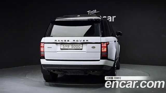 LAND ROVER RANGE ROVER (4 ПОК.) 2015 — 163 800 км, белый, Корея — под ключ — фото 4