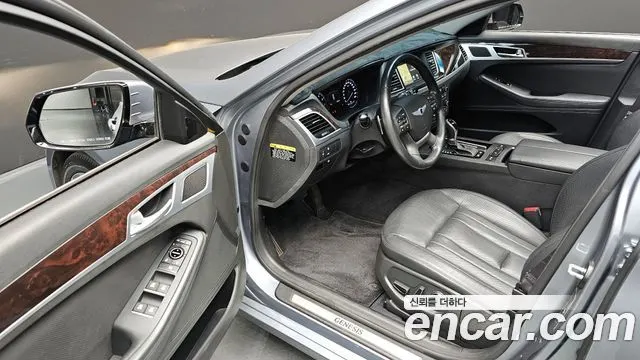 HYUNDAI GENESIS DH 2016 — 93 030 км, серебристо-серый, Корея — под ключ — фото 12