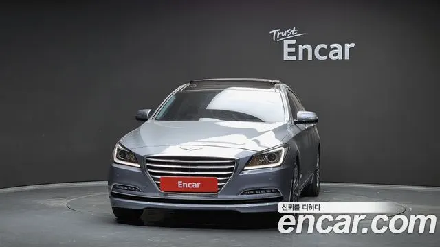 HYUNDAI GENESIS DH 2016 — 93 030 км, серебристо-серый, Корея — под ключ — фото 3