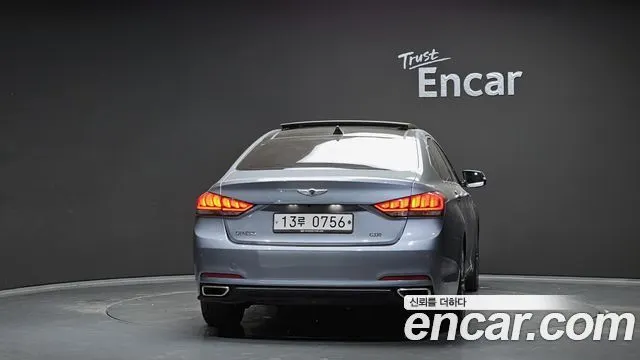 HYUNDAI GENESIS DH 2016 — 93 030 км, серебристо-серый, Корея — под ключ — фото 4