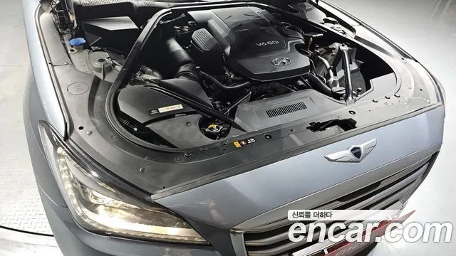 HYUNDAI GENESIS DH 2016 — 93 030 км, серебристо-серый, Корея — под ключ — фото 6