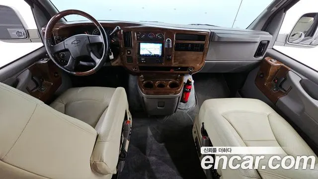 CHEVROLET EXPRESS VAN 2006 — 93 535 км, серебристо-серый, Корея — под ключ — фото 7