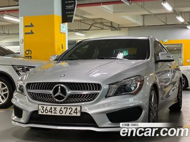 MERCEDES-BENZ CLA-CLASS C117 2015 — 52 986 км, серебристый, Корея — под ключ — фото 1
