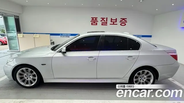 BMW 5 SERIES 2010 — 165 055 км, серебристый, Корея — под ключ — фото 7