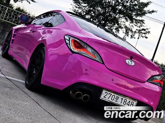 HYUNDAI GENESIS COUPE 2009 — 179 966 км, розовый, Корея — под ключ — фото 2