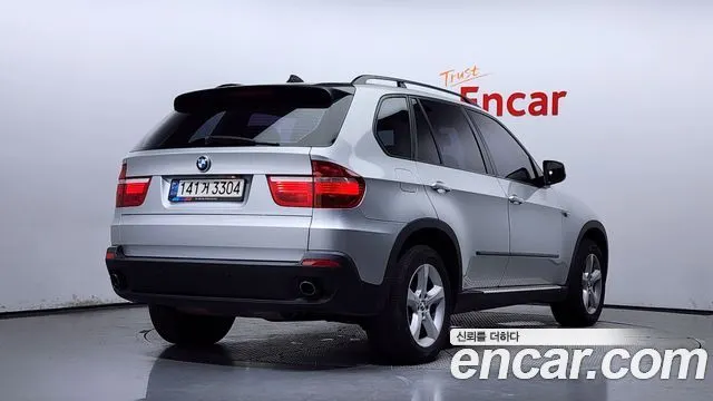 BMW X5 2010 — 128 958 км, серебристо-серый, Корея — под ключ — фото 2