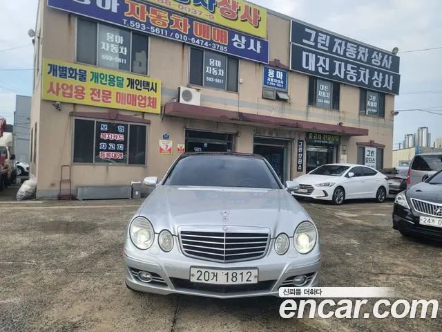 MERCEDES-BENZ E-CLASS W211 2008 — 194 320 км, серебристый, Корея — под ключ — фото 2