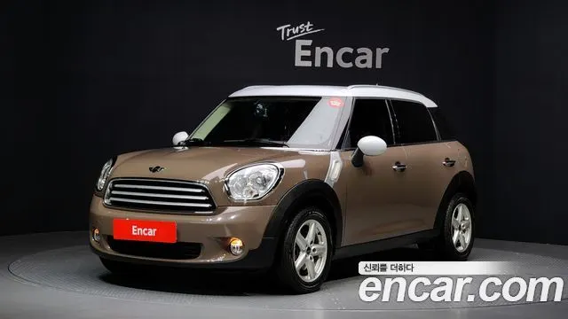 MINI COOPER D COUNTRYMAN 2013 — 103 270 км, светло-золотистый, Корея — под ключ — фото 1